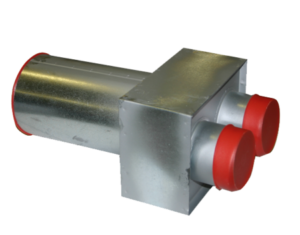 Vallox BlueSky ühendusdetail 125 mm ventiilile, tagumine ühendus valloxbs connectionpart back main