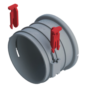 Vallox BlueSky väljundkrae 75mm ja 2 klambrit valloxbs outercollar main